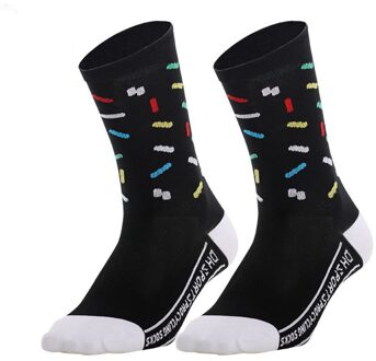 Mannen En Vrouwen Outdoor Cycling Sokken Lange-Running Basketbal Ademend Slijtvaste En Comfortabel Wandelen Sokken 05