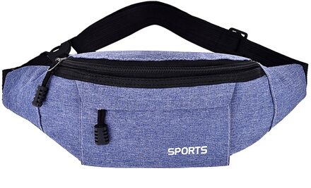 Mannen En Vrouwen Simple Leisure Oxford Sport Fitness Taille Packs Zwart Fanny Pack Reizen Riem Portemonnee schoudertassen