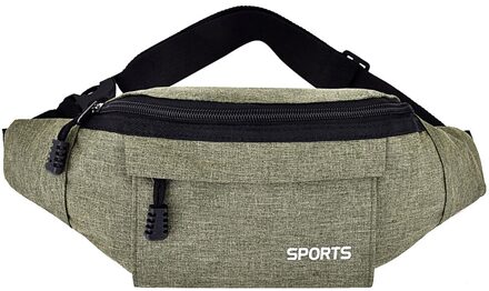 Mannen En Vrouwen Simple Leisure Oxford Sport Fitness Taille Packs Zwart Fanny Pack Reizen Riem Portemonnee schoudertassen