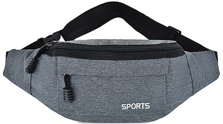 Mannen En Vrouwen Simple Leisure Oxford Sport Fitness Taille Packs Zwart Fanny Pack Reizen Riem Portemonnee schoudertassen