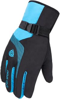 Mannen En Vrouwen Warm Outdoor Fietsen Winddicht Handschoenen In Winter Guantes Impermeables Y Calientes Para Exteriores Invierno BU