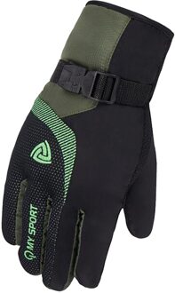 Mannen En Vrouwen Warm Outdoor Fietsen Winddicht Handschoenen In Winter Guantes Impermeables Y Calientes Para Exteriores Invierno GN