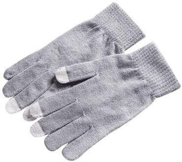 Mannen en vrouwen winter Handschoenen smartphone handschoen womens winter screen handschoenen Warm Houden Stretch Handschoenen en Wanten NOVE22 Grijs