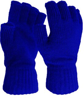 Mannen En Vrouwen Winter Thicken Warm Effen Kleur Stretch Gebreide Halve Vinger Touch Screen Handschoenen Verblijf warme Wanten BU