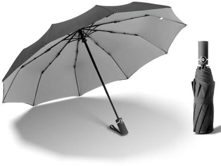 ! Mannen En Vrouwen Zachte Vouwen Compact Volautomatische Regen Paraplu Draagbare Waterdichte Wind Proof Regenkleding 08