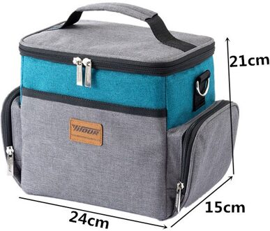 Mannen Grote Schouder Geïsoleerde Koeltas Vrouwen Thermische Lunch Tas Tote Draagbare Picknick Ice Pack Drinken Voedsel Bier Opslag Container