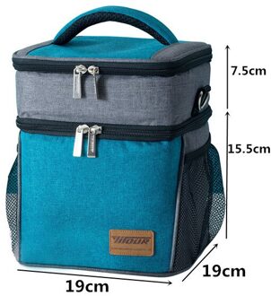 Mannen Grote Schouder Geïsoleerde Koeltas Vrouwen Thermische Lunch Tas Tote Draagbare Picknick Ice Pack Drinken Voedsel Bier Opslag Container