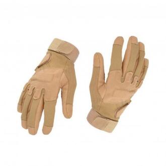 Mannen Handschoenen Volledige Vinger Anti Slip Verstelbare Outdoor Fietsen Klimmen Beschermende Handschoenen Ademend Soft Outdoor Sport Handschoenen Sand / M