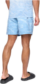 Mannen Henpool Zwemshorts (Denim Blauw) - L