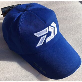 Mannen Hoofddeksels Outdoor Vissen Fietsen Cap Ademend Katoen Hoed blauw