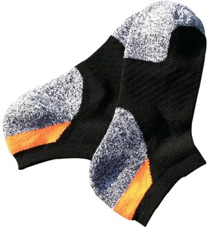 Mannen Katoen Compressie Sport Sokken Fietsen Sokken Professionele Running Basketbal Fiets Sokken Low Cut Run Sport Sok