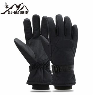 Mannen Koude-Proof Unisex Waterdichte Winter Handschoenen Fietsen Pluis Warme Handschoenen Voor Touchscreen Koud Weer Winddicht Anti Slip