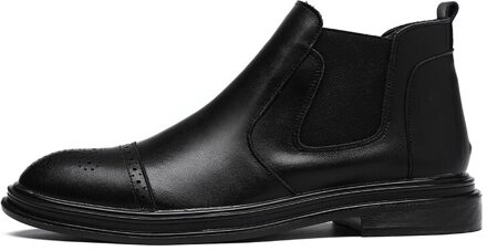 Mannen Laarzen Herfst Enkellaars Mode Schoeisel Schoenen Mannen Business Casual Schoenen 38