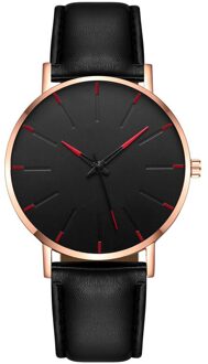 Mannen Luxe Horloges Quartz Rvs Dial Casual Bracele Horloge Ronde Eenvoud Lederen Band Horloges Klok Montre