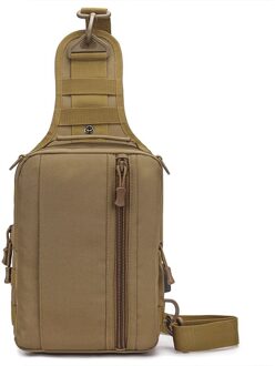 Mannen Messenger Bag Schouder Oxford Doek Borst Tassen Crossbody Casual Messenger Bags Man Usb Opladen Multifunctionele Handtas bruinen