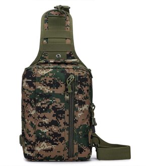 Mannen Messenger Bag Schouder Oxford Doek Borst Tassen Crossbody Casual Messenger Bags Man Usb Opladen Multifunctionele Handtas oerwoud digitaal