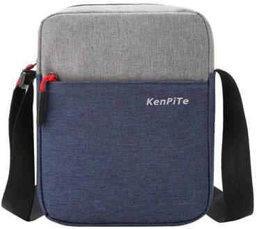 Mannen Messenger Bag Waterdichte Schoudertas Voor Vrouwen Business Travel Crossbody Tas carteras mujer de hombro bolsos Blauw