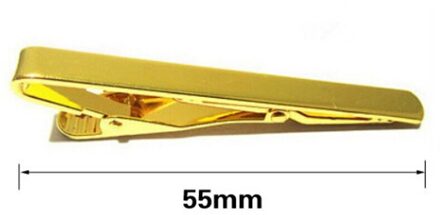 Mannen Metal Silver Gold Simple Stropdas Tie Bar Sluiting Clip Clamp Pin Mannen Roestvrij Staal Voor Bedrijfsstropdas Tie Sluitingen goud
