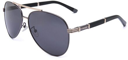 Mannen Metalen Frame Bril Duikbril TAC Lenzen Zonnebril Rvs Ronde frame Gepolariseerde sunglasses2019