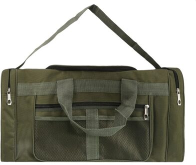Mannen Outdoor Waterdichte Sport Sporttas Leisure Yoga Fitness Schoudertas Grote Capaciteit Nylon Draagbare Reistas leger groen
