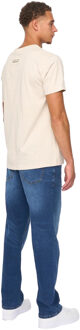 Mannen Primatic T-Shirt (Off White) Gebroken wit - L