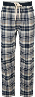 Mannen Pyjama Flanell Grijs