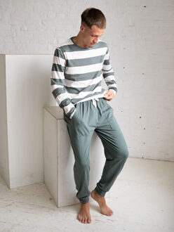 Mannen Pyjama Monday Licht Groen