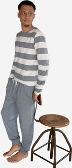 Mannen Pyjama Monday Lichtgrijs