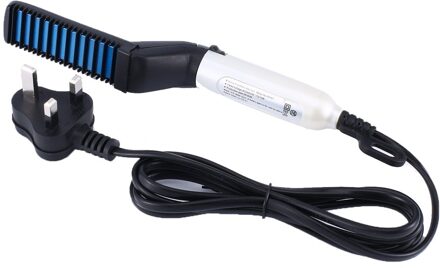 Mannen Quick Baard Stijltang Styler Kam Multifunctionele Haar Curling Curler Tonen Cap Tool UK plug