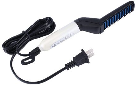 Mannen Quick Baard Stijltang Styler Kam Multifunctionele Haar Curling Curler Tonen Cap Tool US plug