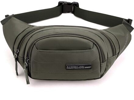 Mannen Riem Tassen Outdoor Vrouwen Borst Zak Oxford Schouder Diagonaal Packs Casual Telefoon Houder Fanny Pack Hip/Bum Zakken leger groen