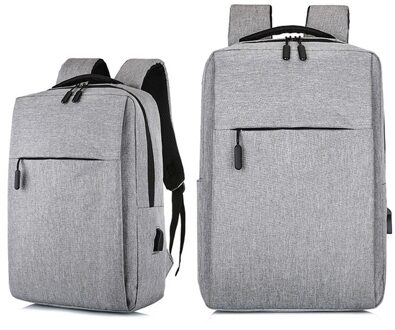 Mannen Rugzak 2022 Waterdicht Oxford Doek Tas Multifunctionele Usb Opladen Rugzak Mannelijke Voor Laptop Business Travel Bagpack grijs