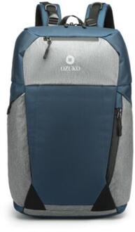 Mannen Rugzak Brand Waterdicht Oxford Rugzak Voor Tiener 15.6 Inch Laptop Rugzak Anti-Diefstal Wachtwoord Lock Reistas Blauw