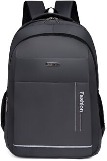 Mannen Rugzak Voor Laptop 15.6 Inch Nylon Waterdichte Zwart Grote Capaciteit Studenten Hoge Schooltas Pak Mannelijke grijs