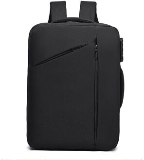 Mannen School Sport Anti-Diefstal Rugzak Business Multifunctionele Wandelen Reizen Luxe Rugzakken Waterdichte Laptop tas zwart