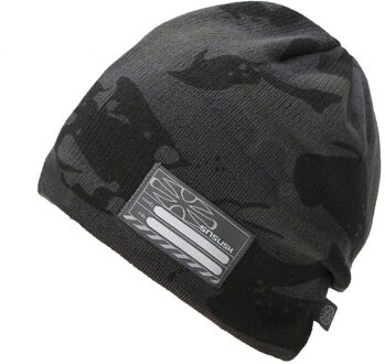 Mannen Skiën Hoeden Warme Winter Breien Schaatsen Hoed Mutsen Snowboard Fleece Gevoerde Ski Cap Contraterrorisme Camo Caps Zwart