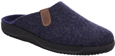 Mannen Sloffen Kleur: Blauw Maat: 42