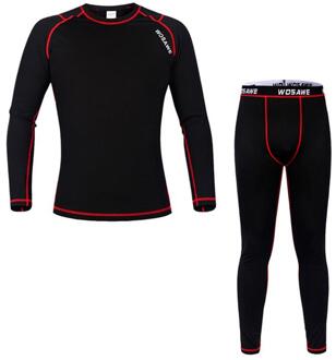 Mannen Sport Pak Winter Compressie Ondergoed Outdoor Running Jogging Kleding T-shirt Broek Gym Fitness Workout Panty Kostuum Xxl