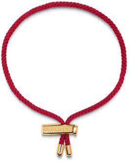 Mannen & Stringarmband met verstelbaar slot Nialaya , Red , Heren - ONE Size