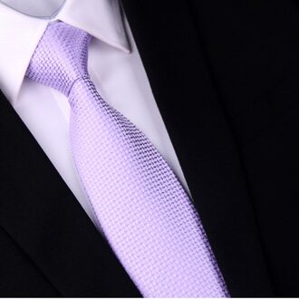 Mannen Stropdas 8Cm 100% Zijde Blauw Mode Plaid Business Huwelijksgeschenken Voor Heren Accessoires Formele Kleding Stropdas Lavendel