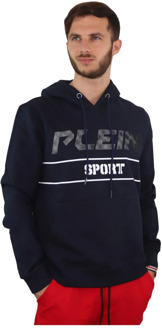 Mannen Sweatshirt Herfst/Winter Collectie Plein Sport , Blue , Heren - Xl,S