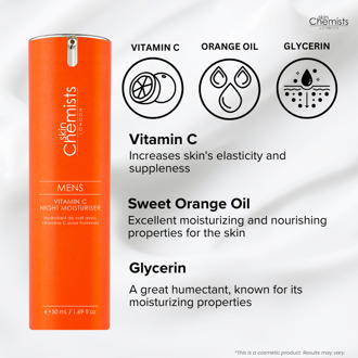 Mannen Vitamin C Nachtvochtinbrengende Crème 50ml - One Size