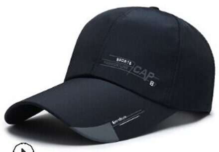 Mannen Vrouwen Baseball Cap, Brief Print Dad Hoed Verstelbare Low Profile Straat Hiphop Trucker Cap Stijl Blauw