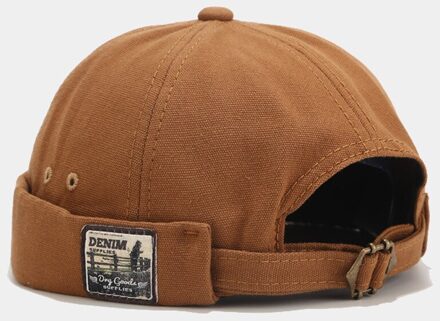 Mannen Vrouwen Beanie Hoed Effen Kleur Hip-Hop Skullcap Beanie Zomer Outdoor Beanie Cap Katoen Verstelbare Hoed Retro Skullcap кепка