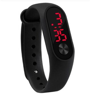 Mannen Vrouwen Casual Sport Armband Horloges Wit Led Elektronische Digitale Snoep Kleur Siliconen Horloge Voor Kinderen Kid 07