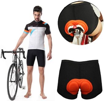 Mannen Vrouwen Demping Fietsbroek Sponge Padded Downhill Mtb Shorts Fiets Ademend Sneldrogend Ondergoed Fietsen Kleding
