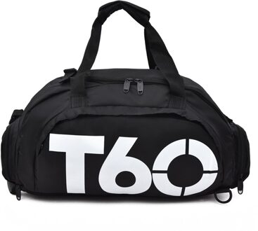 Mannen Vrouwen Draagbare Training Handtas Waterdichte Nylon Outdoor Schouder Yoga Sporttas Gym Reizen Schoenen Compartiment Bagage wit