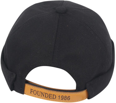 Mannen Vrouwen Hoed Toevallige Docker Sailor Cap Monteur Brimless Cap Effen Kleur Hoed Streetwear Hoeden Snapback Caps Gorra Hombre Casquett zwart