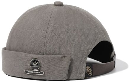 Mannen/Vrouwen Hoeden En Najaar Outdoor Beanie Katoen Verhuurder Hoed Esdoornblad Metalen Hoed Maat Verstelbare Mannelijke/vrouwelijke Hoed Cap grijs