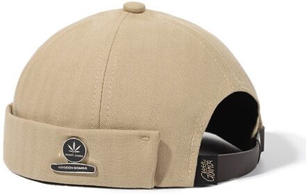 Mannen/Vrouwen Hoeden En Najaar Outdoor Beanie Katoen Verhuurder Hoed Esdoornblad Metalen Hoed Maat Verstelbare Mannelijke/vrouwelijke Hoed Cap khaki